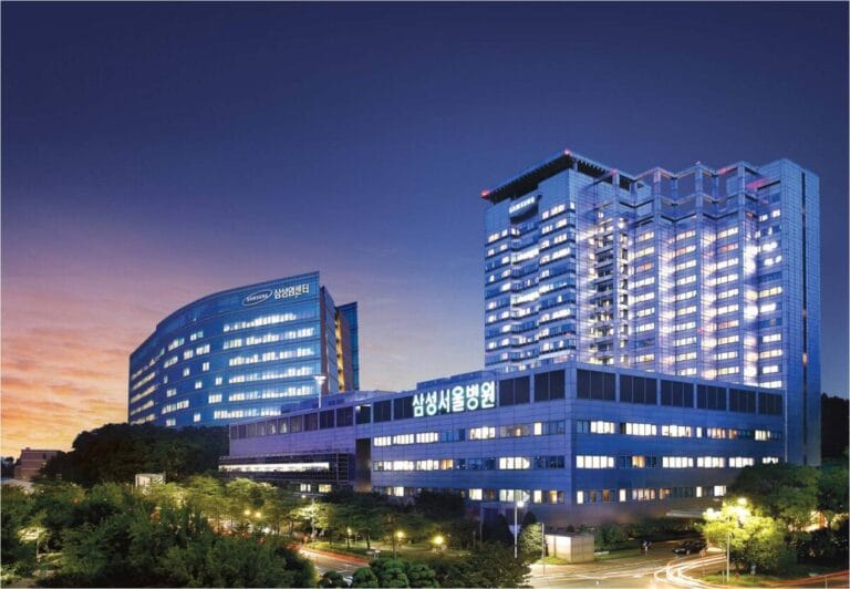 night view of the Samsung Medical Center