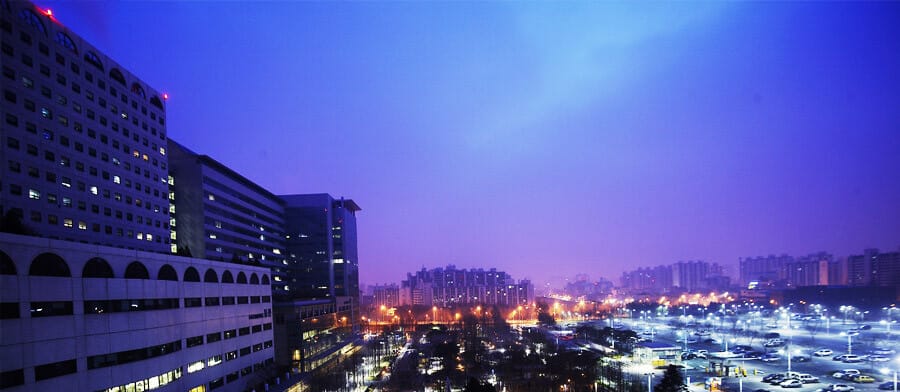 night view of ASAN hospital