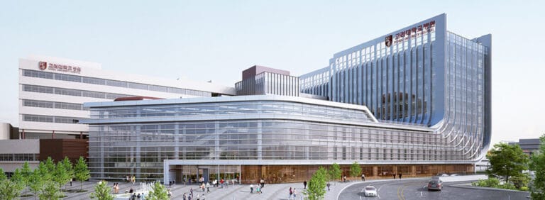 main building of Korea University Anam Hospital